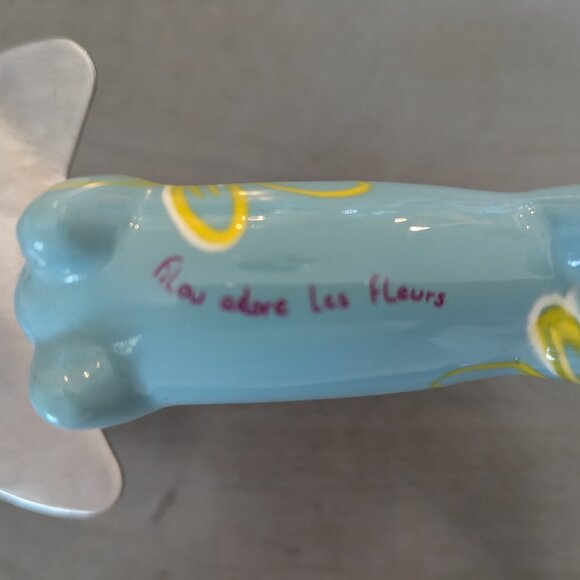 PYLONES Filou Adore Les Fluers Dog Design Shape Cake, Pie, Pizza Server - Picture 4 of 4